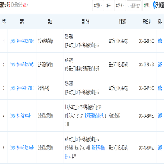 重庆江北恒丰村镇银行股份有限公司
